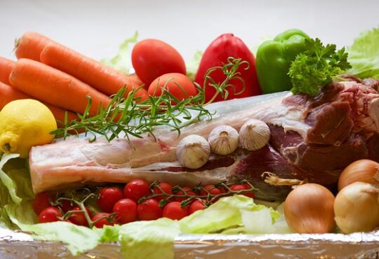 Assorted leucine-rich foods - chicken, turkey, eggs, Greek yogurt, cheese, nuts, beans,