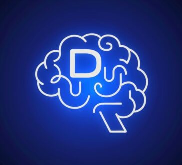 Brain illustration representing the importance of Vitamin D for cognitive health
