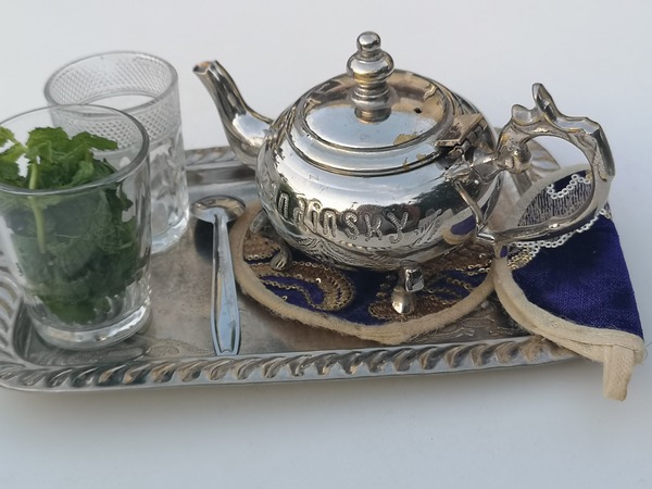 Moroccan tea pot