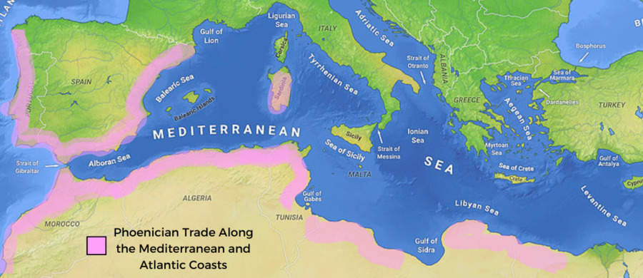 Phoenicians, a seafaring people renowned for their vast trade networks