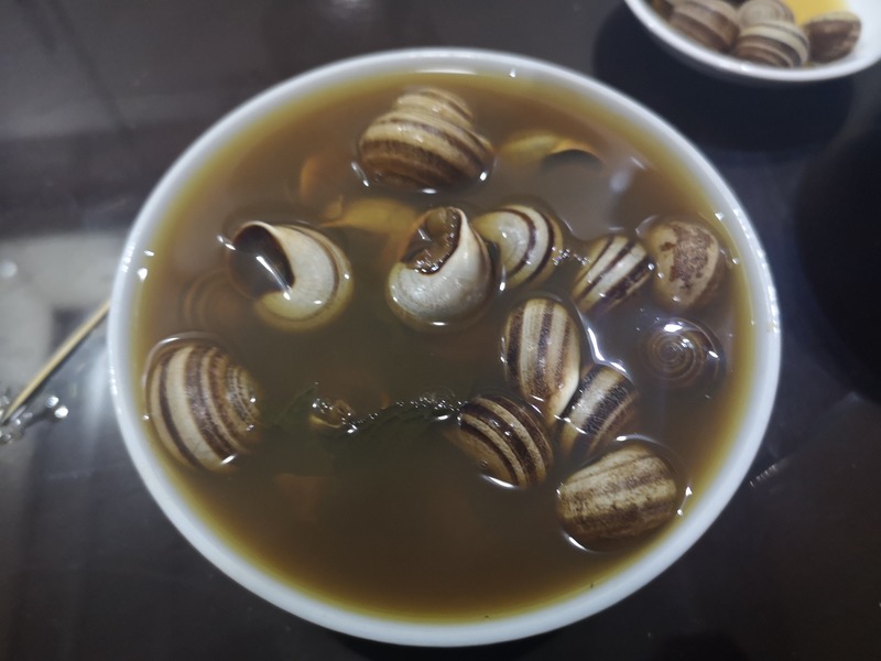 Moroccan snail broth