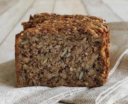 Carob Cake: A moist cake with a chocolaty taste.