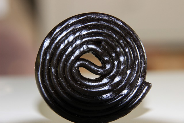 snail liquorice are spiral-shaped candies