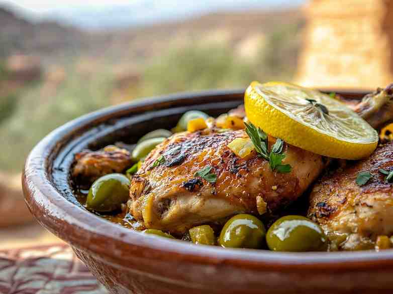 CITRUS LIMETTA IN MOROCCAN DISH